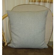 Kissenhülle Kissen Bezug Landhaus Filz optik in grau mit Hirsch 46 x 46 cm