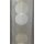 Flächenvorhang Schiebegardine Fläche Kreise schlamm natur beige weiß transp, Meterware