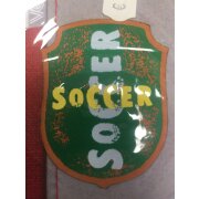 Applikation Aufnäher Classic Soccer grün gelb