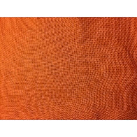 Faschingsstoff Deko Stoff Bastelstoff Jute einfarbig orange, Meterware