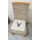 Landhaus Kissen Sitzkissen Filzoptik mit Hirsch beige inkl. Schaumstoff, 38x38cm