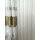 Stores Gardine Stoff Vorhang Streifen weiß beige orange transparent, Meterware