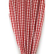 Deko Stoff Gardine Landhaus Vorhang Karo 1 cm natur rot...