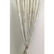 Landhaus Dekostoff Vorhang Betonoptik natur beige blickdicht, Reststück 3,5 m