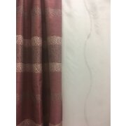 Stores Gardine Stoff Vorhang Wellen weiß beige transparent, Meterware