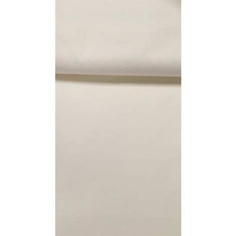 Inlett 100 % Baumwolle creme blickdicht, Meterware