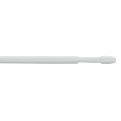 Vitragenstange, Scheibenstange ausziehbar weiß, 2 Stück 30-50 cm