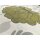 Deko Stoff Gardine Blumen creme grau senf schwerentflammbar , Reststück 3,7 m
