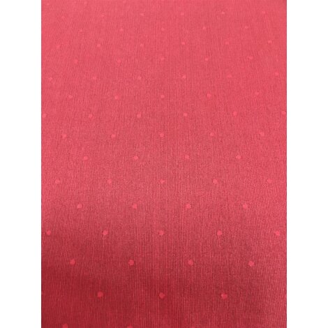 Tischfolie Tischbelag Tischdecke abwischbar  Punkte rot, Meterware