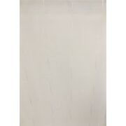 Stores Gardinenstoff Streifen Sherley weiß creme transparent, Reststück 2,0 m