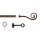 Gardinenstange Vorhangstange Esperanca Spirale 16 mm rost mit Ringe, 1lfg