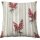 Kissenhülle Kissen Landhaus Streifen natur beige rot, 40x40 cm