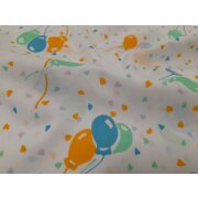 Deko Stoff Baumwolle Luftballons Kinderstoff blickdicht,...