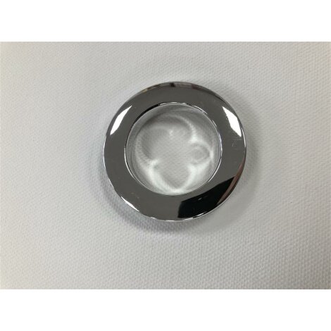 Ösen Stoffösen Ösenringe Kunststoffösen für Ösenschal rund d 40 mm chrom glanz, Stückpreis