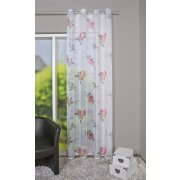 ÖSENSCHAL VOILE DRUCK ROSE 245 X 140 CM