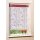 ÖSEN-PLISSÈEROLLO VOILE BEDRUCKT BORDEAUX 140 X 60 CM